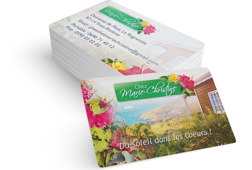 Carte de visite Gîte Chez Marie-Christine