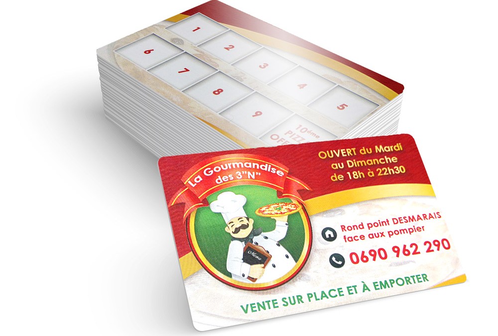 Carte de fidélité La Gourmandise des 3M