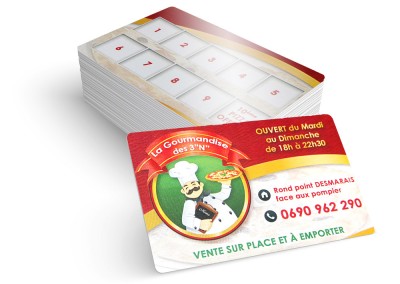 Carte de fidélité La Gourmandise des 3M