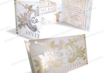 Carte d&rsquo;invitation Gala CE-BRED GIN