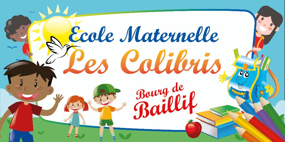 Banderole Ecole Maternelle Les Colibris