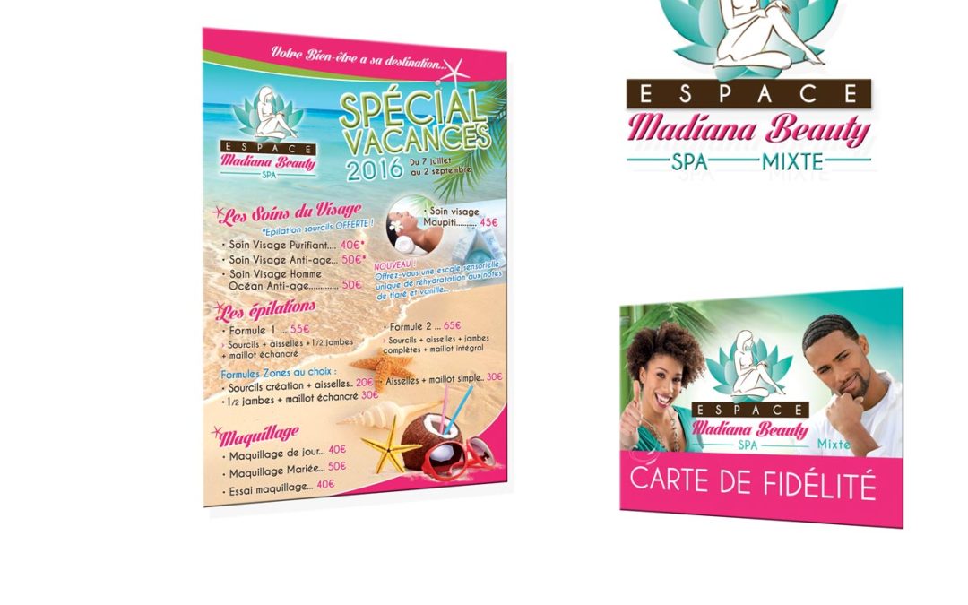 Espace Madiana Beauty – Flyers+Logo+CDV