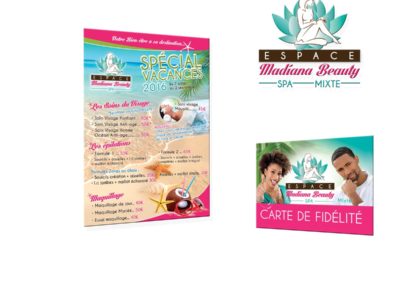 Espace Madiana Beauty – Flyers+Logo+CDV