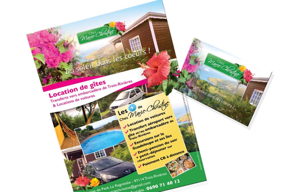 Chez Marie Christine Flyers+CDV