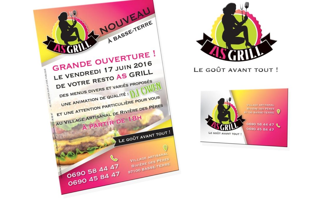 AS Grill Flyers+Logo+CDV
