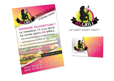 AS Grill Flyers+Logo+CDV