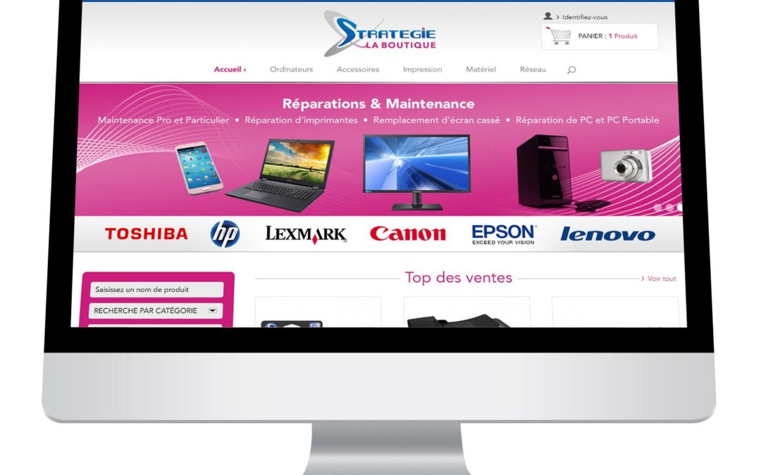 Site Web – Stratégie Boutique