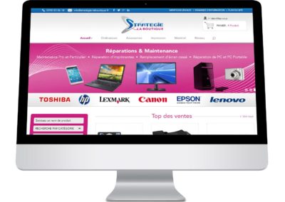 Site Web – Stratégie Boutique