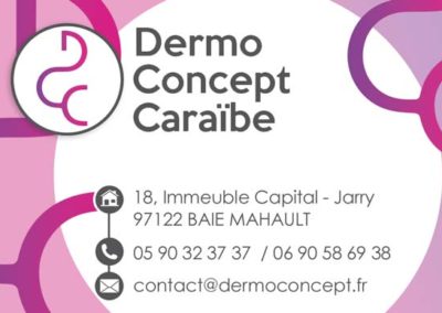 Carte de visite Dermo Concept