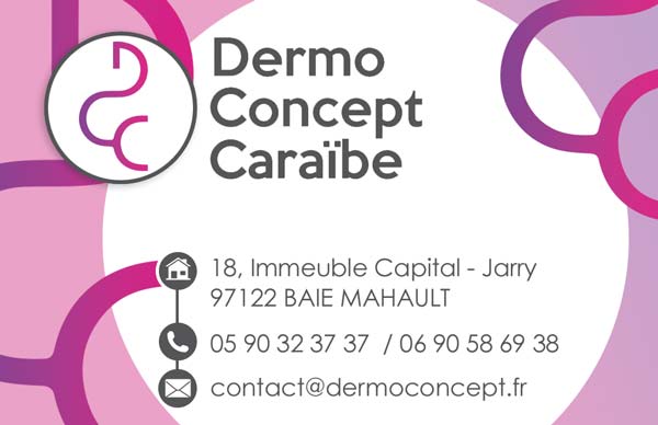 Carte de visite Dermo Concept